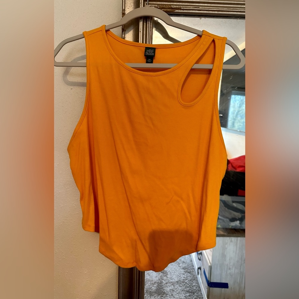 Cut Out Tank Top